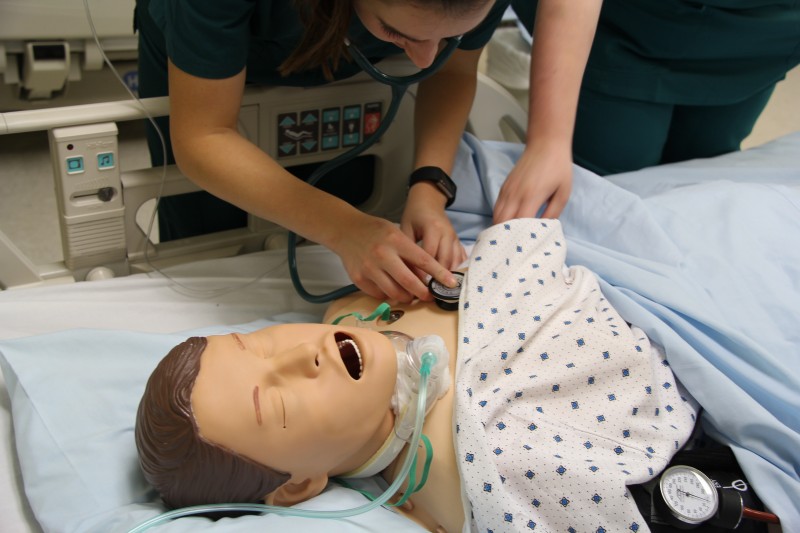 Students Use Simulation Lab